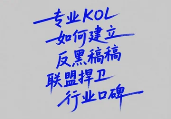 专业KOL如何建立反黑稿联盟捍卫行业口碑