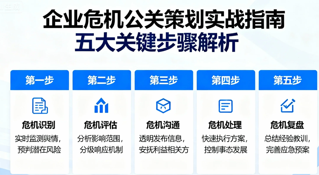 企业危机公关策划实战指南五大关键步骤解析