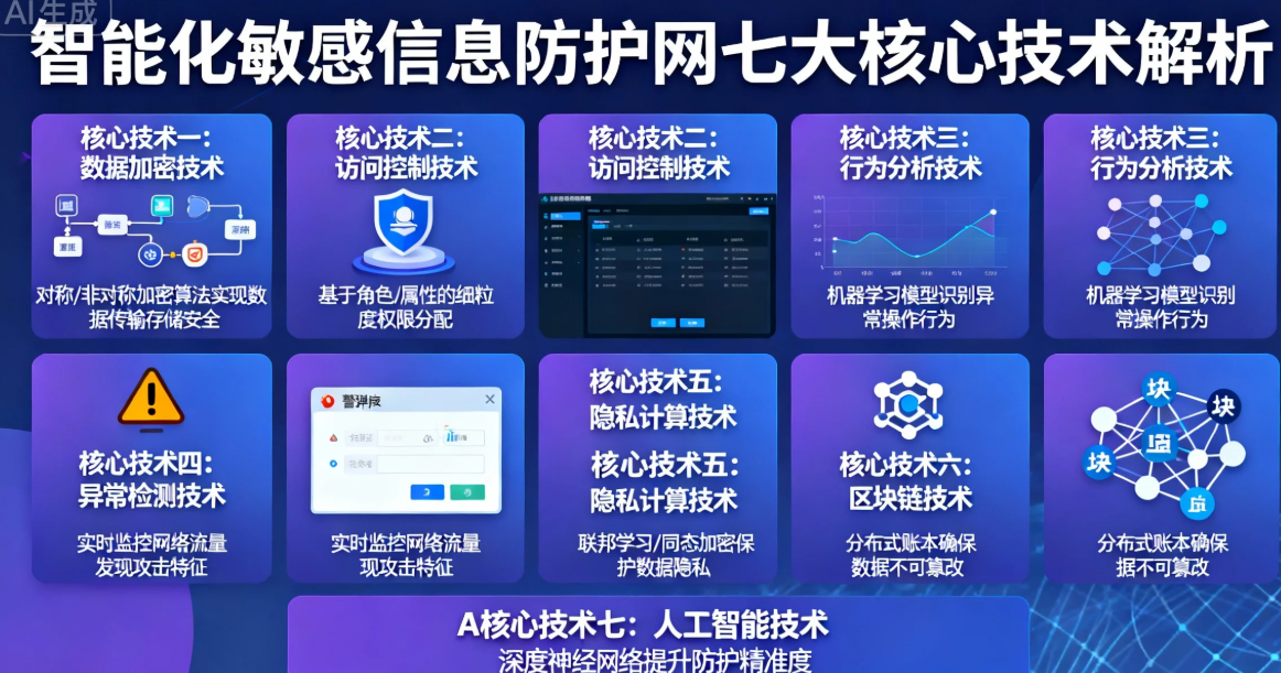 构建智能化敏感信息防护网的七大核心技术解析