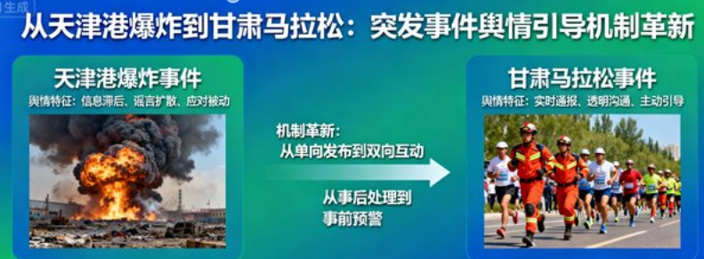 从天津港爆炸到甘肃马拉松看突发事件舆情引导机制革新