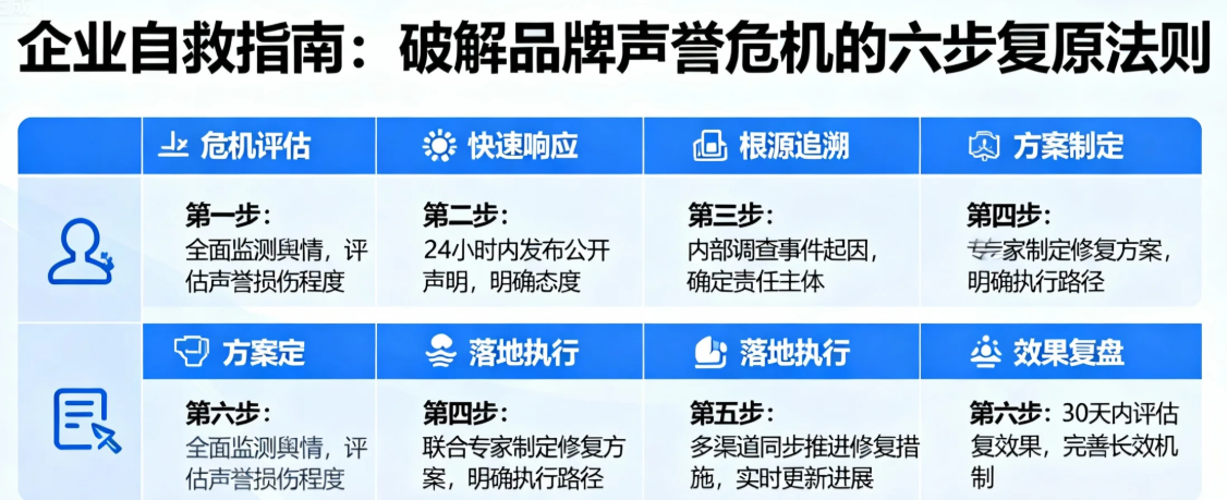 企业自救指南破解品牌声誉危机的六步复原法则