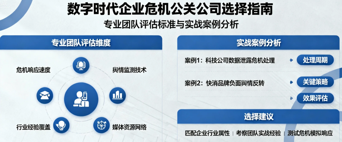 数字时代企业如何选择危机公关公司专业团队与实战案例分析