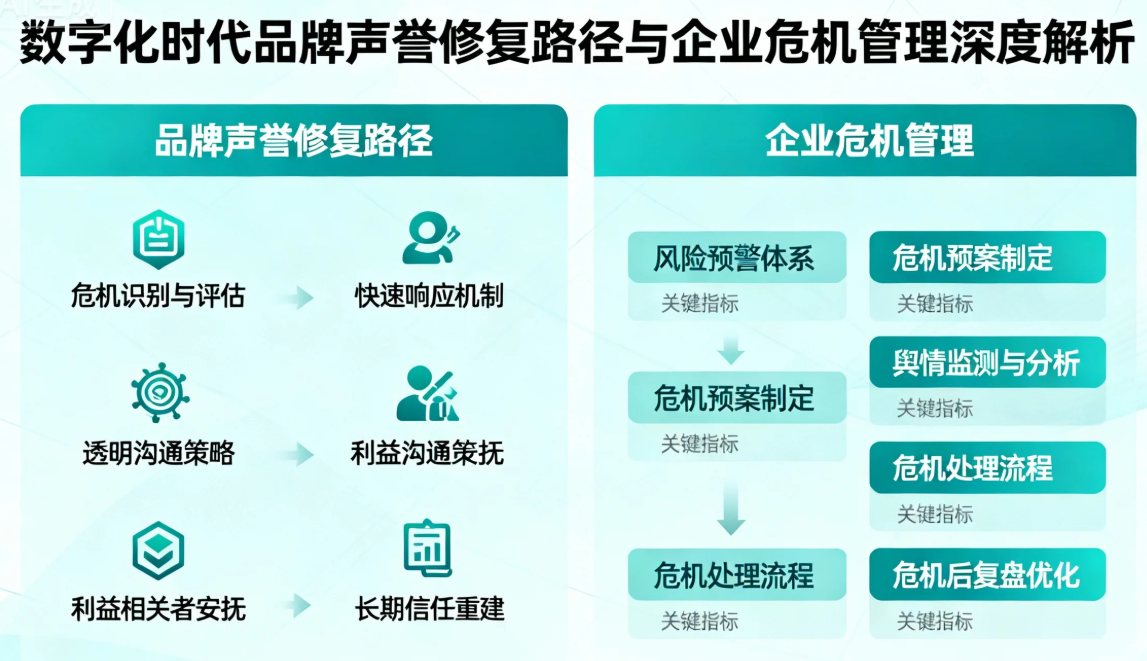 数字化时代品牌声誉修复路径与企业危机管理深度解析