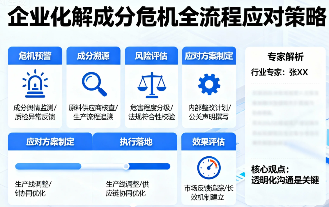 企业如何化解成分危机专家解析全流程应对策略