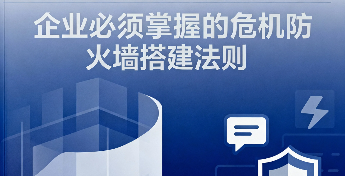 危机公关策划实战指南 企业必须掌握的危机防火墙搭建法则