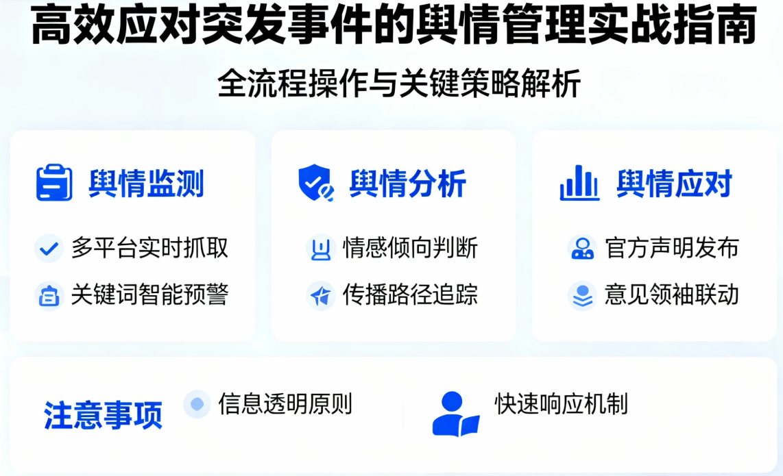 高效应对突发事件的舆情管理实战指南