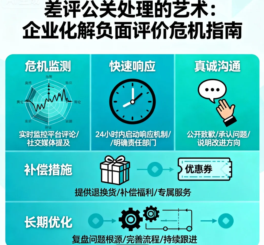 差评公关处理的艺术 企业如何巧妙化解负面评价危机
