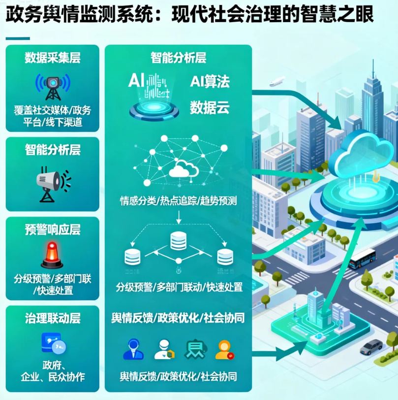 政务舆情监测系统如何成为现代社会治理的智慧之眼