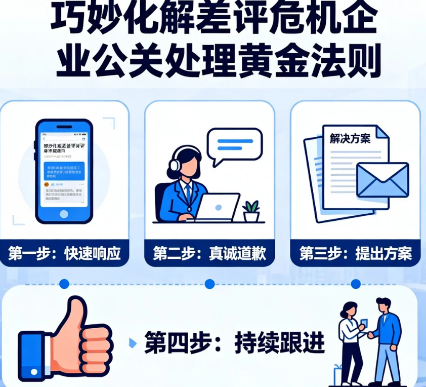 巧妙化解差评危机企业公关处理的黄金法则