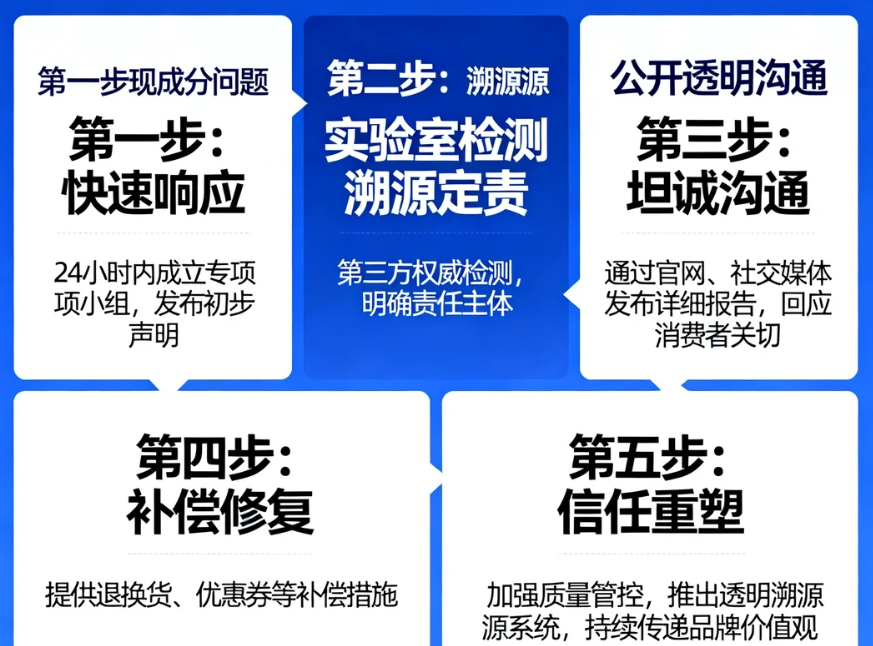 成分危机公关企业如何化险为夷重塑品牌信任
