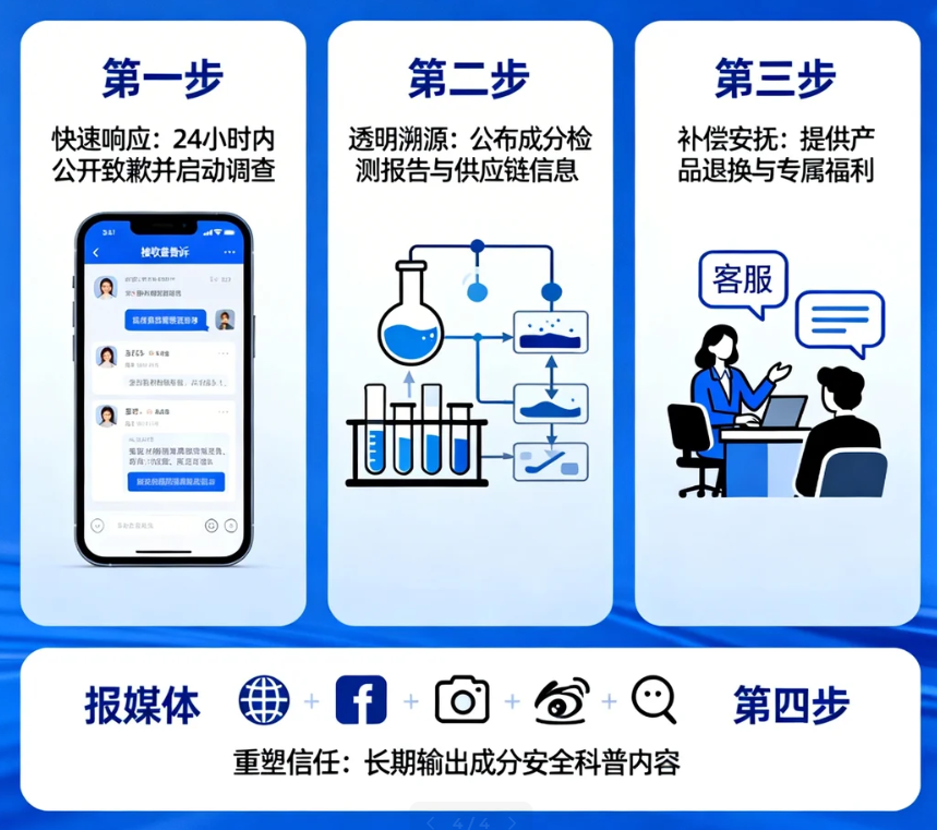成分危机公关如何化解品牌信任崩塌