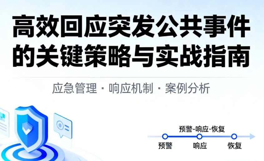 高效回应突发公共事件的关键策略与实战指南
